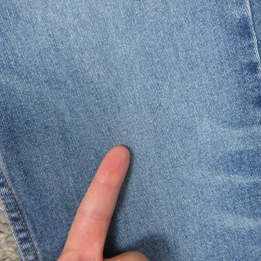 Levis Jeans Mens 32x30 Blue 505 Regular Straight Faded Whisker Zip Denim Pants